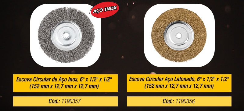 VONDER - Escovas Circulares e Escovas Copo