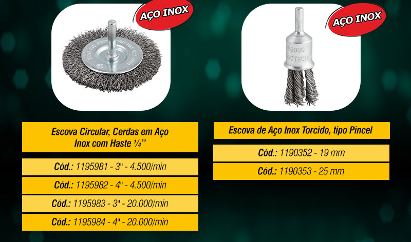 VONDER - Linha de Escovas de Ao com Haste