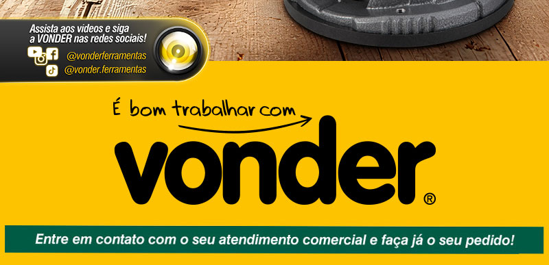 VONDER - Linha de Escovas de Ao com Haste