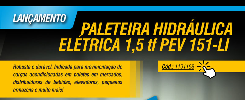VONDER - Paleteira Hidrulica Eltrica 1,5 tf PEV 151-LI
