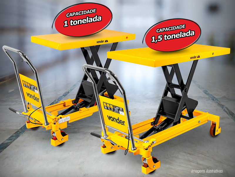 VONDER - Mesas Hidrulicas Pantogrficas MPP 1000 e MPP 1500