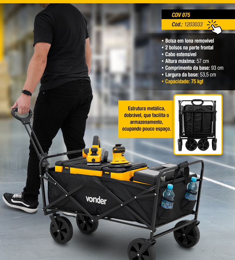 VONDER - Carrinhos para Carga, Dobrveis