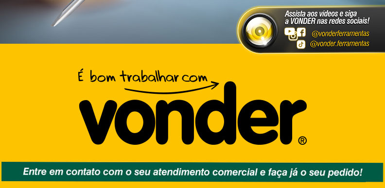 VONDER - Chave Teste 140 mm, Isolada VDE