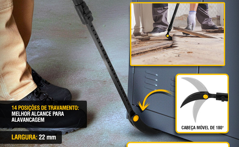 VONDER - Alavanca Extensvel 33 com Ponta Ajustvel