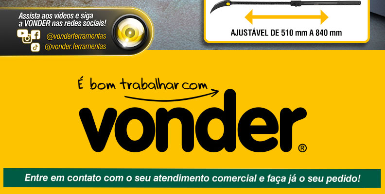 VONDER - Alavanca Extensvel 33 com Ponta Ajustvel