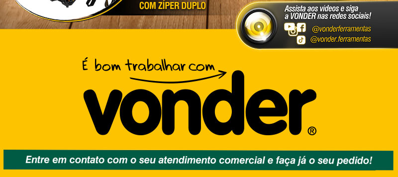 VONDER PLUS - Bolsas em Lona para Ferramentas BL 140 e BL 170