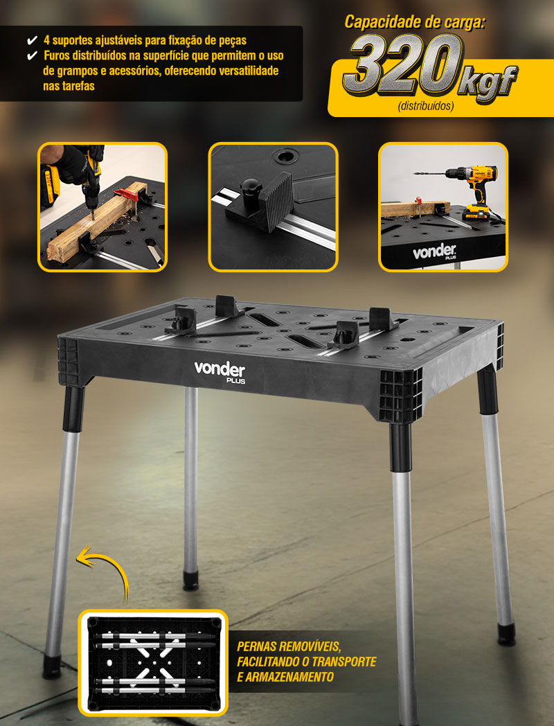 VONDER PLUS - Bancada de Trabalho Port�til