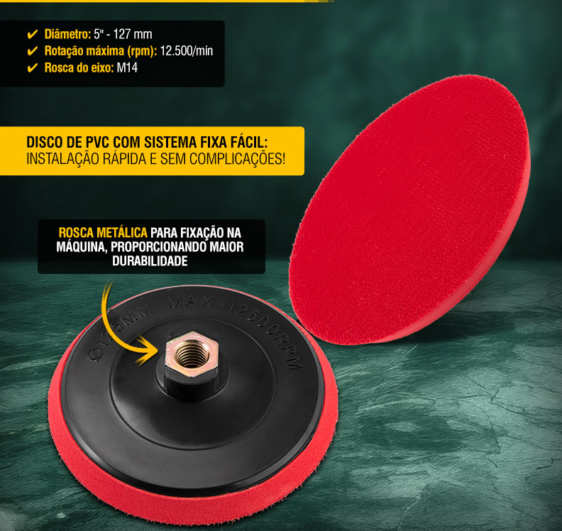 VONDER - Disco de PVC 5 com Sistema Fixa F�cil