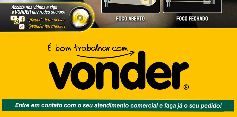 VONDER - Lanterna Recarreg�vel Mini, com Ajuste de Foco LMV 475