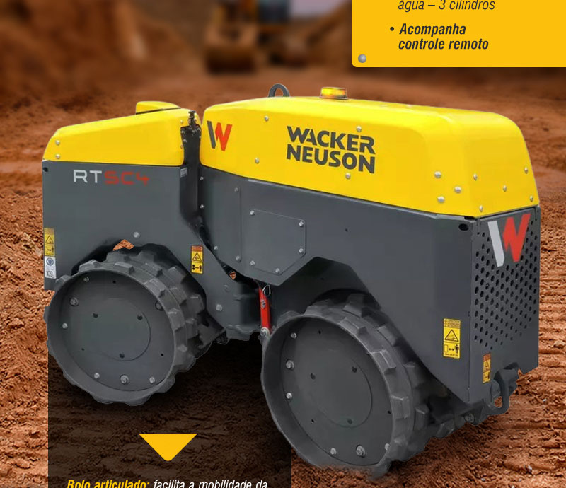 WACKER NEUSON - Rolo Compactador de Trincheira, RTD-SC4