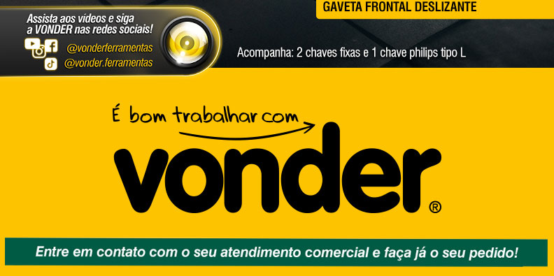 VONDER - Banqueta Pl�stica para Detalhador Automotivo e Mec�nico BDM 360
