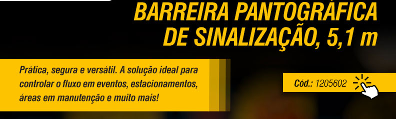 VONDER - Barreira Pantogr�fica de Sinaliza��o, 5,1 m