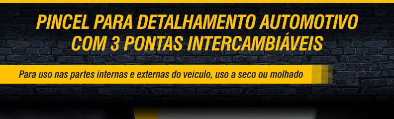 VONDER - Escovas e Pincel para Detalhamento Automotivo