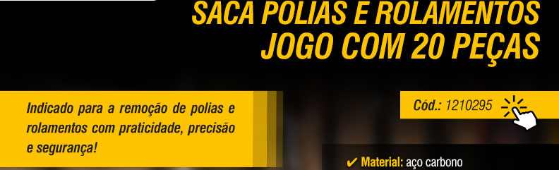 VONDER - Saca Polias e Rolamentos, Jogo com 20 Pe�as