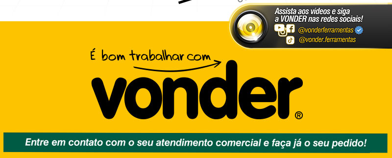 VONDER PLUS - Bolsa em Lona para Ferramentas, Cabo Tubular, BL 150