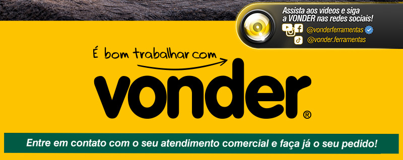 VONDER PLUS - Bolsa em Lona para Ferramentas, Cabo Tubular, BL 150