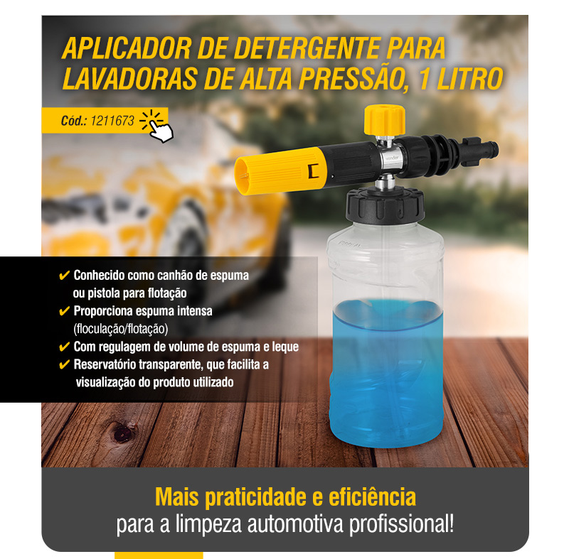 VONDER - Aplicador de Detergente para Lavadoras de Alta Press�o, 1 Litro