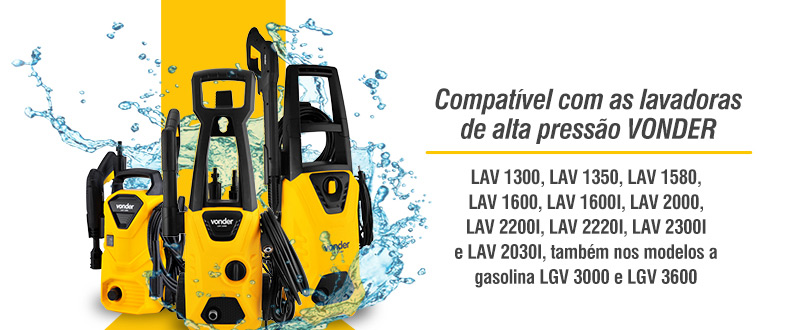 VONDER - Aplicador de Detergente para Lavadoras de Alta Press�o, 1 Litro