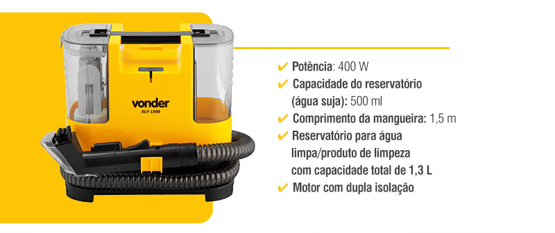 VONDER - Extratora Port�til para Limpeza ELV 1500