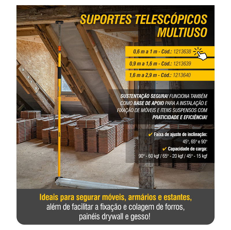 VONDER - Suporte Telesc�picos Multiuso