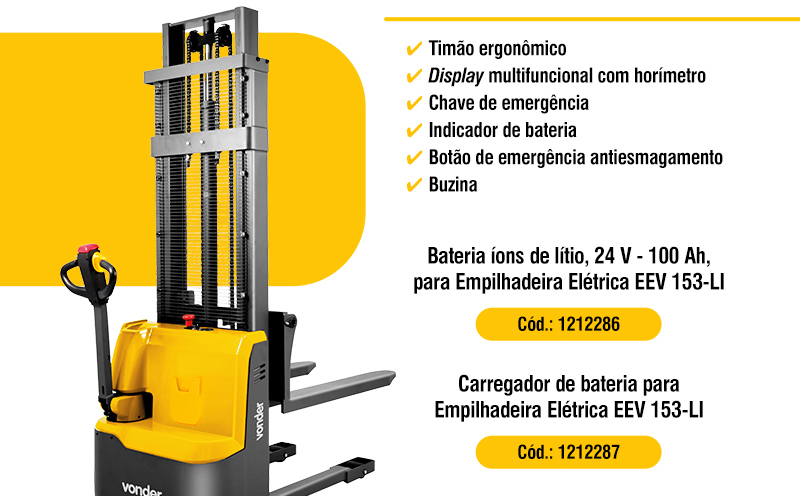 VONDER - Empilhadeira El�trica EEV 153-LI