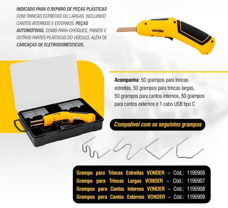 VONDER - Soldador de Pl�stico SPV 362