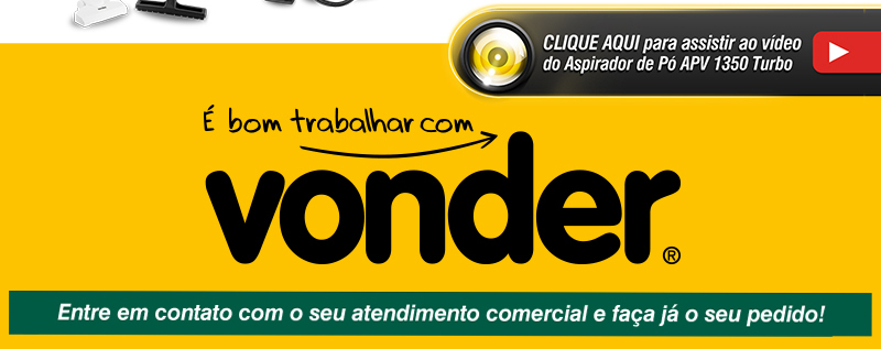 VONDER - Aspirador de P� Vertical APV 1350 Turbo