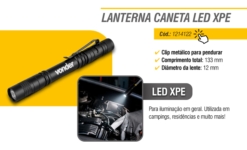 VONDER - Lanternas Caneta LED
