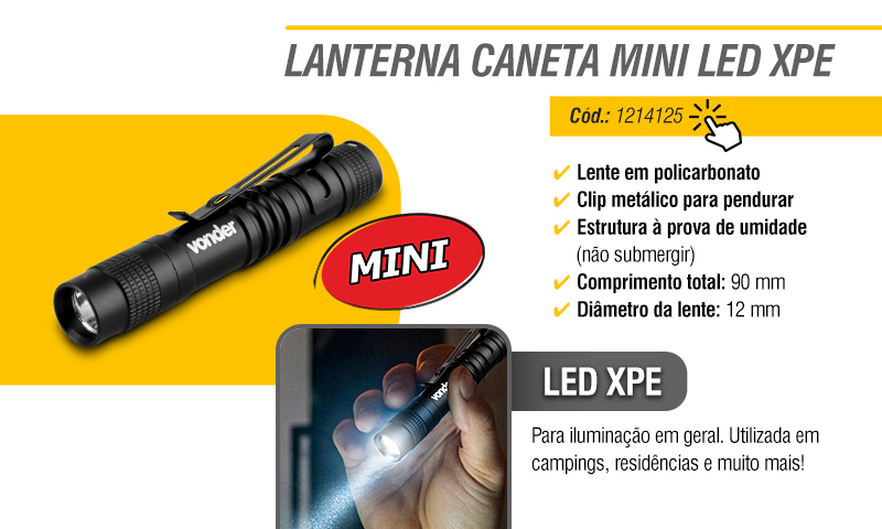 VONDER - Lanternas Caneta LED