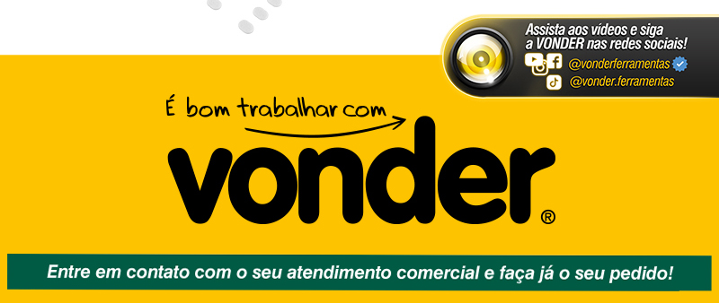 VONDER - Marretas Oitavadas e Quadradas com Cabo de Madeira