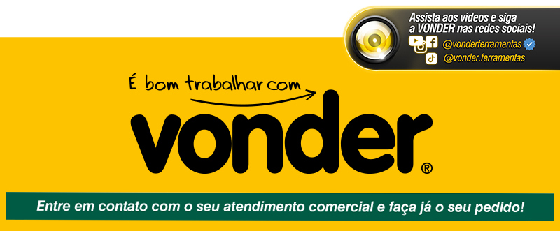 VONDER - Brocas com Encaixe Tipo SDS PLUS, 4 Cortes