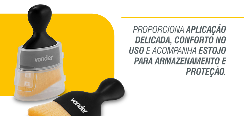 VONDER - Pincel Ultramacio para Detalhamento Interno Automotivo