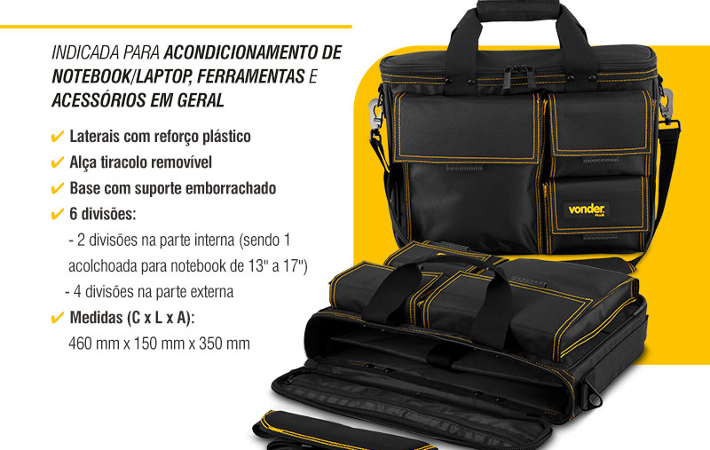 VONDER PLUS - Bolsa em Lona Multiuso BL 077
