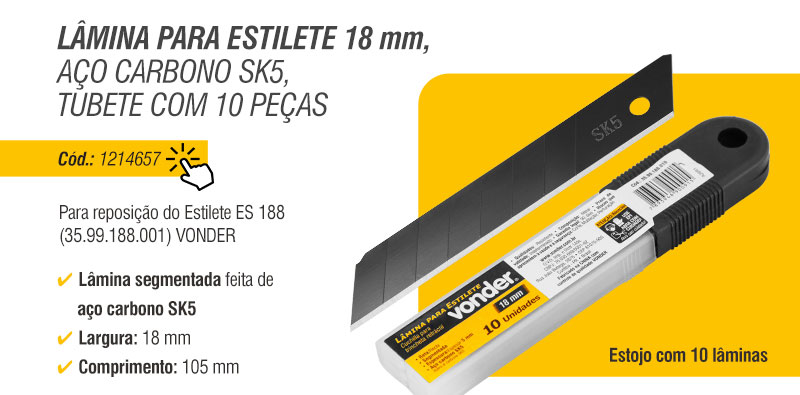 VONDER - Estilete 18 mm ES 188