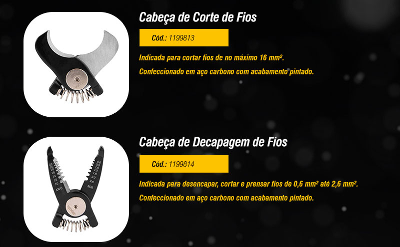 VONDER - Alicate Multifun��es com Cabe�as Intercambi�veis 5 em 1