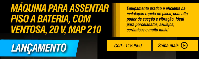 VONDER - Mquina para Assentar Piso a Bateria com Ventosa, MAP 210