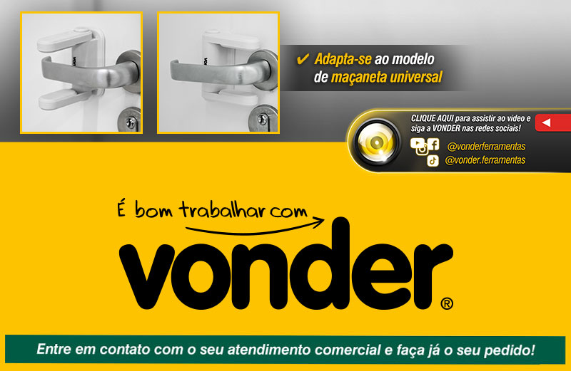 VONDER - Trava para Maaneta de Porta