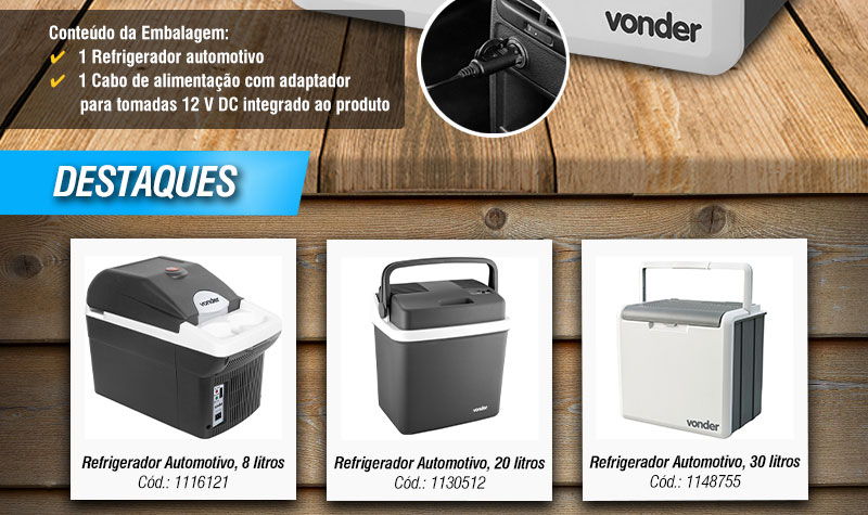 VONDER - Refrigerador Automotivo 40 L
