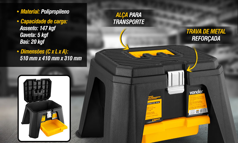 VONDER - Banqueta Porta-Ferramentas