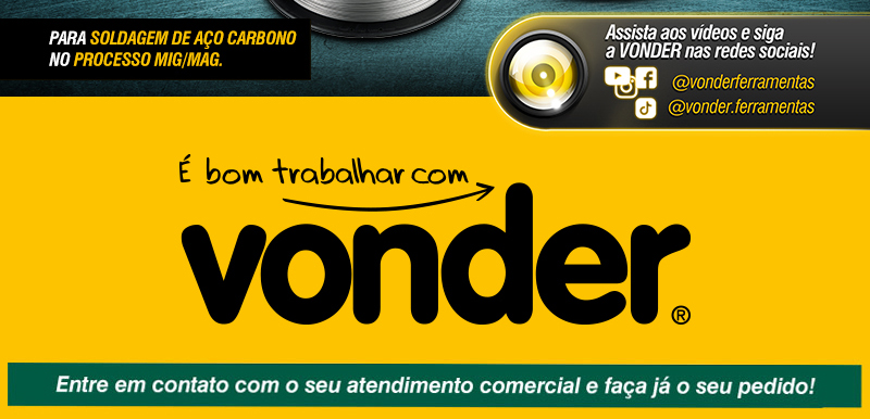 VONDER/TMX - Arames MIG No Cobreados