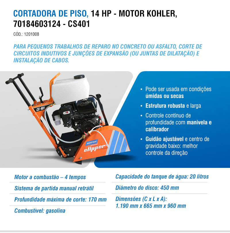 NORTON CLIPPER - Produtos para diversas operaes de preparao, corte, reparos e muito mais