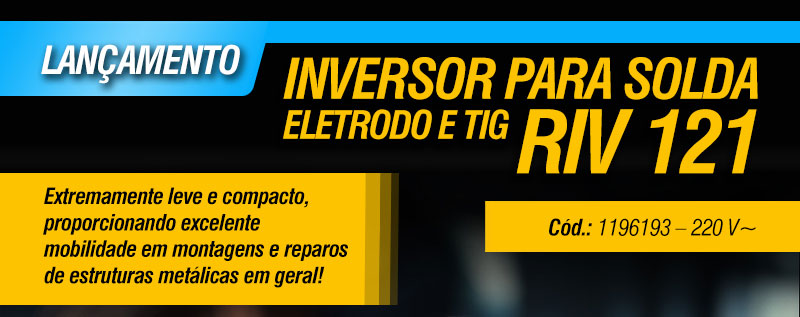 VONDER - Inversor para Solda Eletrodo e TIG RIV 121