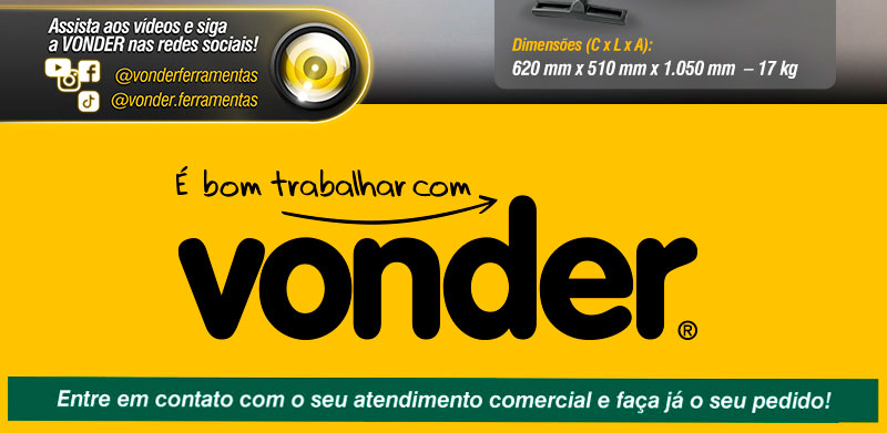 VONDER - Aspiradores APV 1010, APV 1018, APV 1230, APV 2460, APV 2480 e APV 3690
