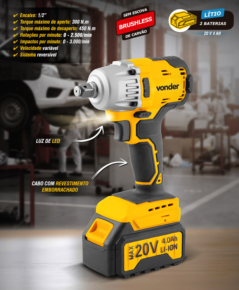 VONDER - Chave de Impacto CIV 200B