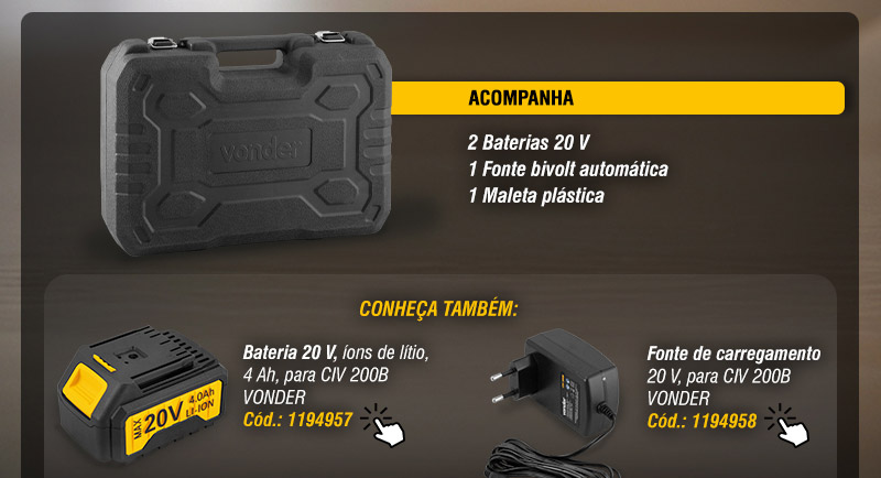 VONDER - Chave de Impacto CIV 200B