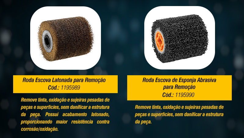 VONDER - Rodas Escova para Politriz Escovadeira PEV 1380