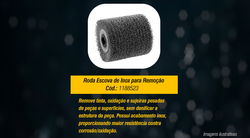 VONDER - Rodas Escova para Politriz Escovadeira PEV 1380