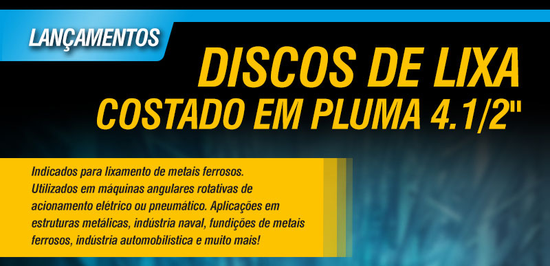 VONDER - Discos de Lixa Costado em Pluma 4.1/2