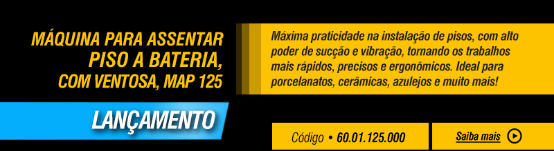 VONDER - Mquina para Assentar Piso a Bateria MPA 125