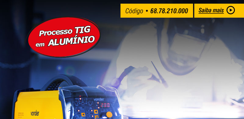 VONDER - Inversor para Solda com Eletrodo e TIG RIV 210 AC/DC"